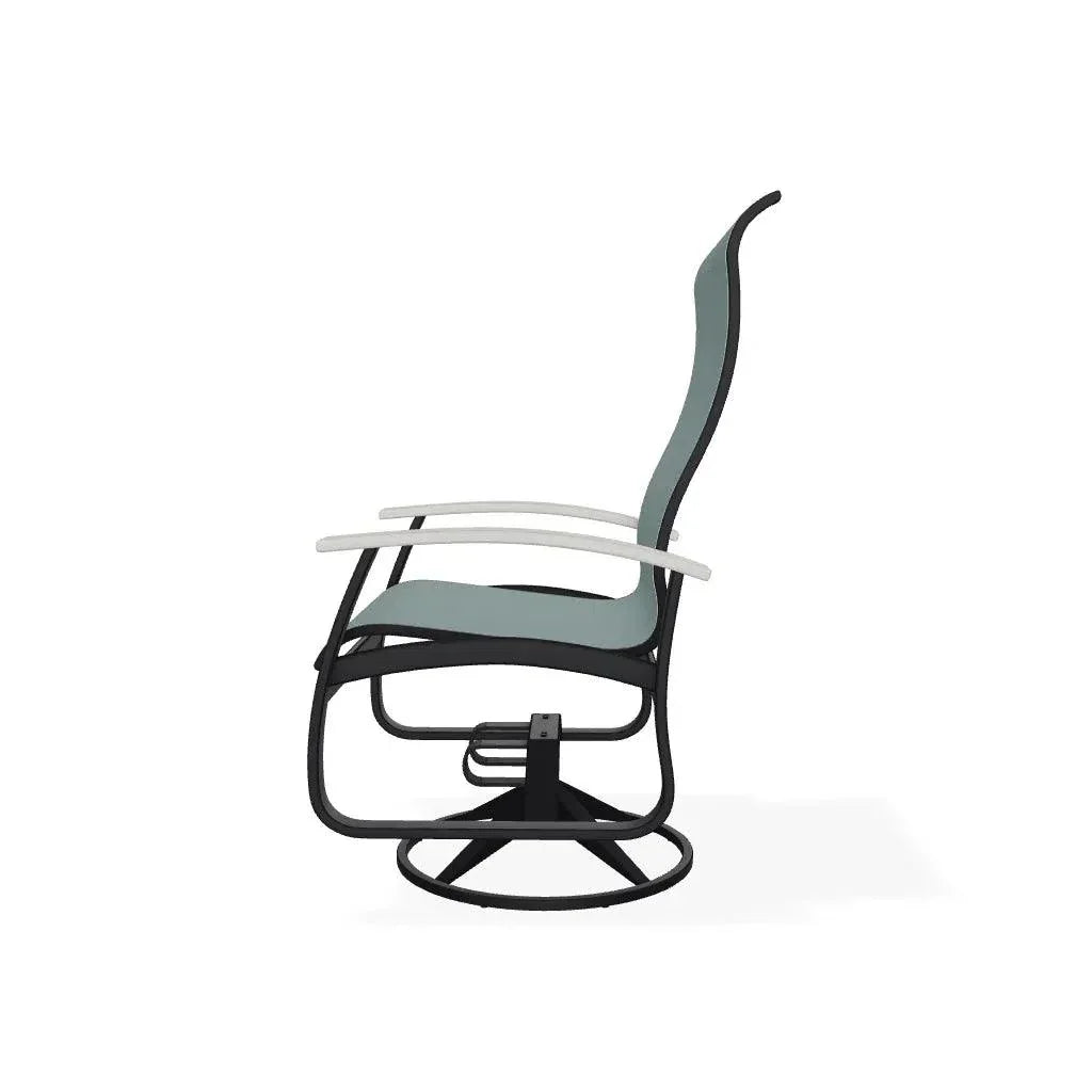 Belle Isle Sling Supreme Swivel Rocker MGP Arms - LOOMLAN - Telescope - Outdoor Accent Chairs