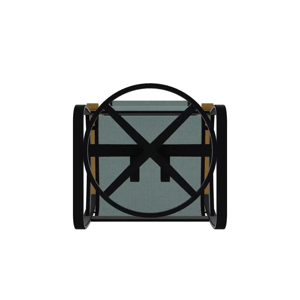 Belle Isle Sling Supreme Swivel Rocker MGP Arms - LOOMLAN - Telescope - Outdoor Accent Chairs