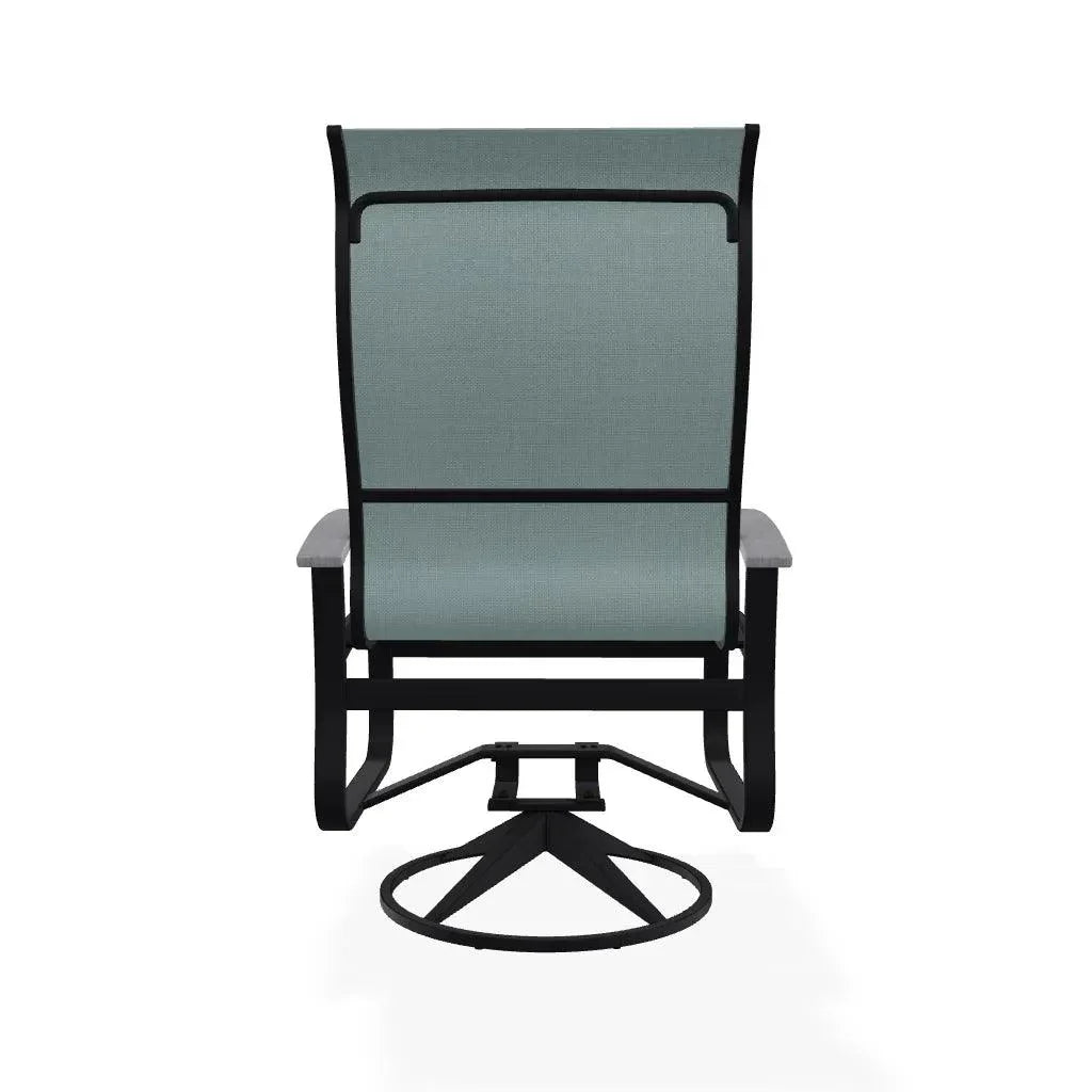 Belle Isle Sling Supreme Swivel Rocker MGP Arms - LOOMLAN - Telescope - Outdoor Accent Chairs