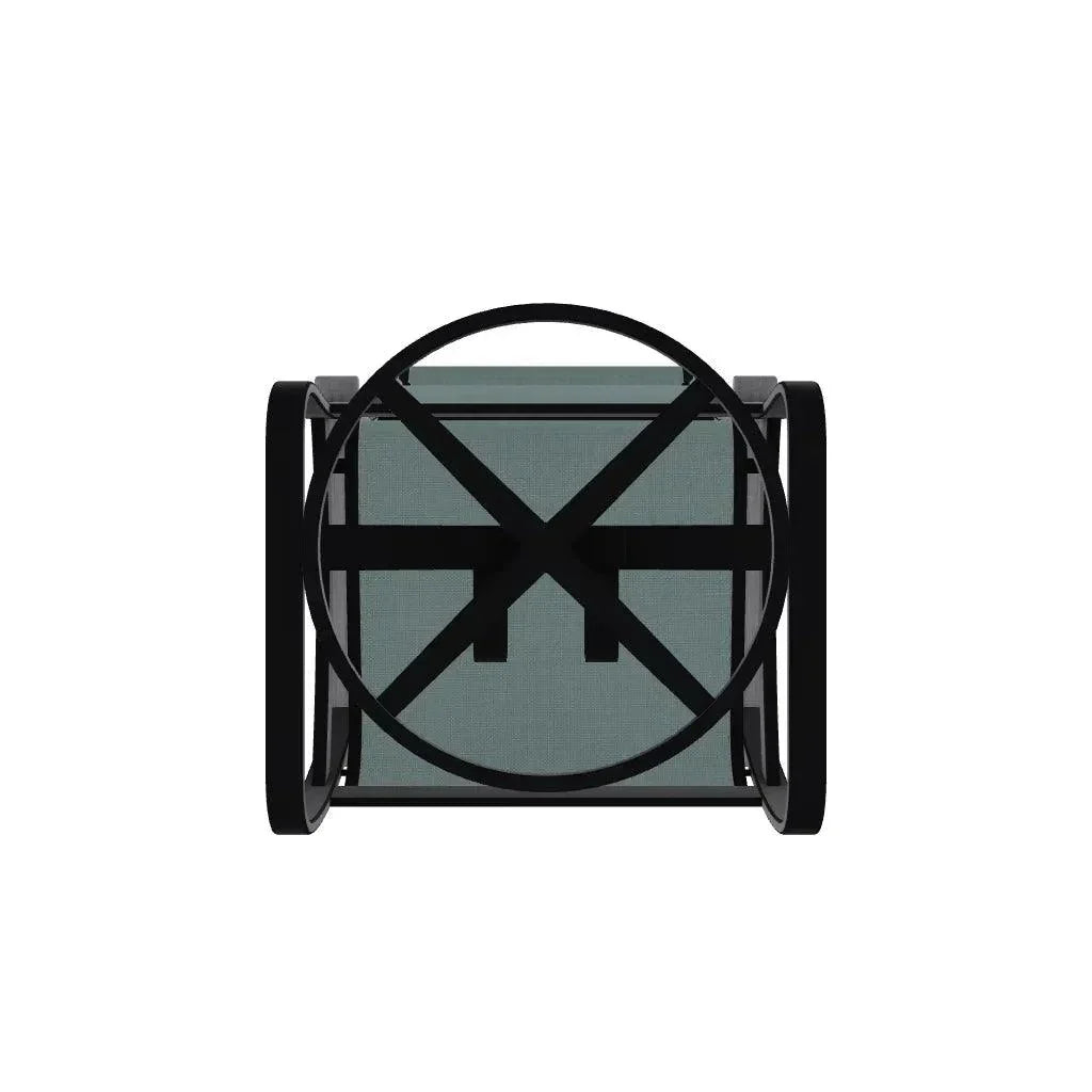 Belle Isle Sling Supreme Swivel Rocker MGP Arms - LOOMLAN - Telescope - Outdoor Accent Chairs