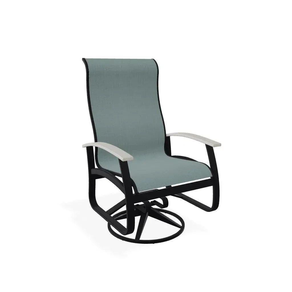 Belle Isle Sling Supreme Swivel Rocker MGP Arms - LOOMLAN - Telescope - Outdoor Accent Chairs