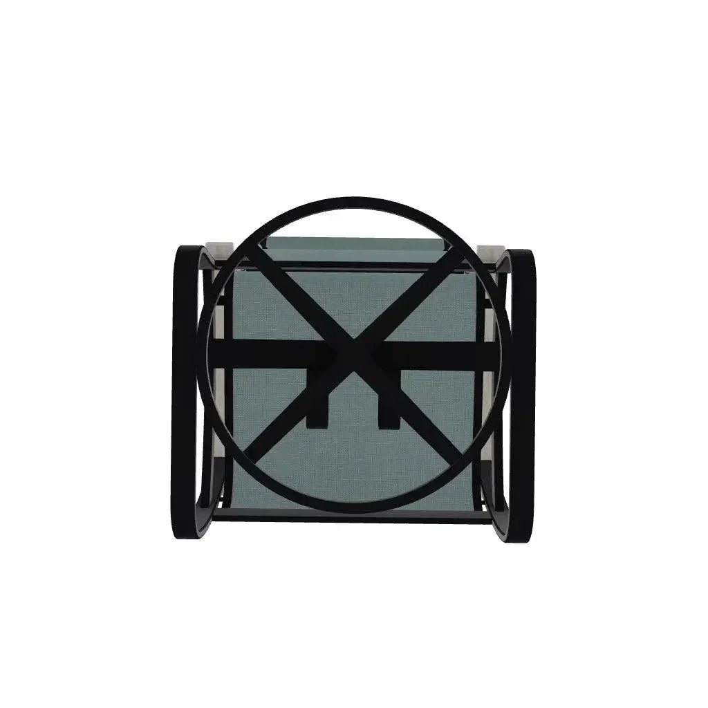 Belle Isle Sling Supreme Swivel Rocker MGP Arms - LOOMLAN - Telescope - Outdoor Accent Chairs