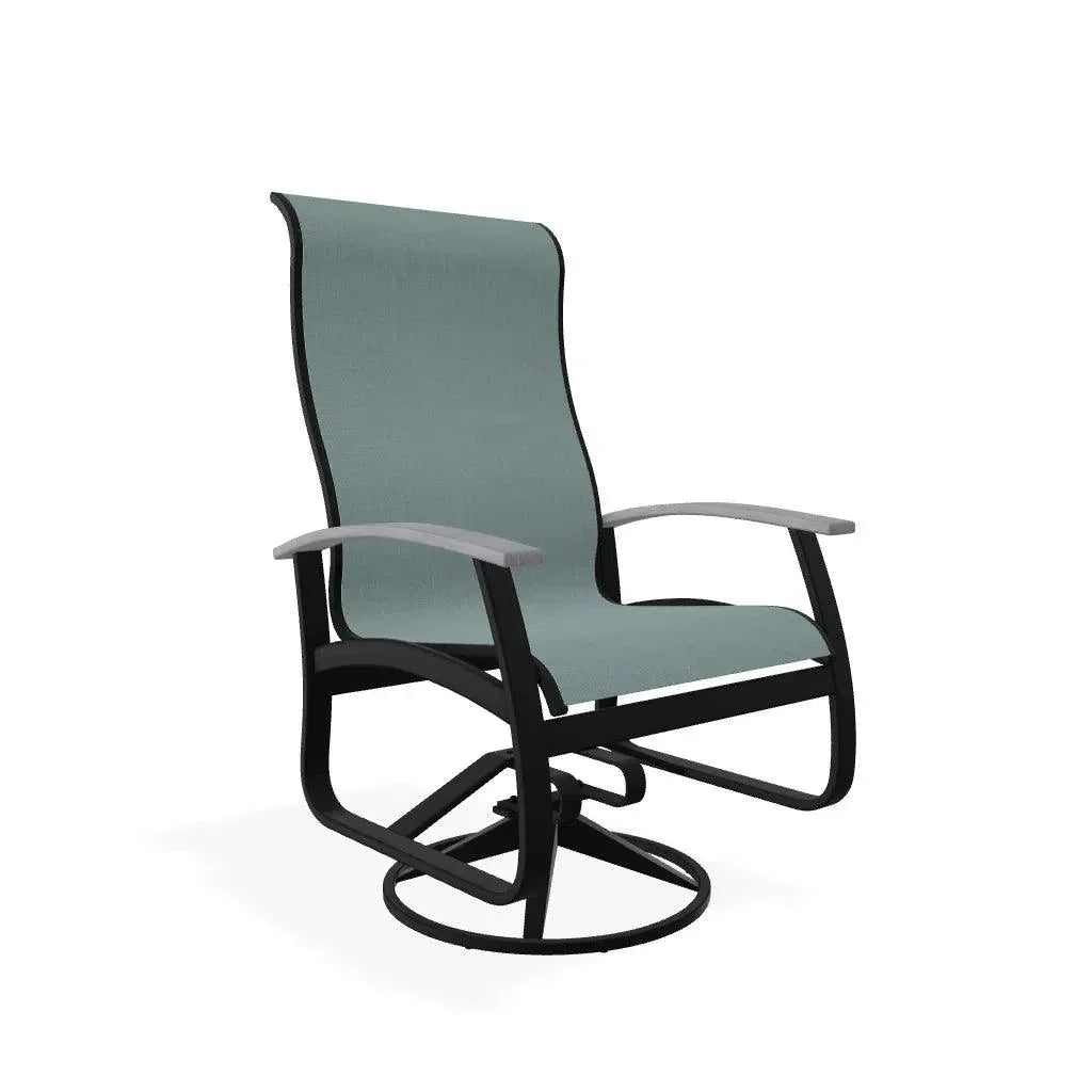 Belle Isle Sling Supreme Swivel Rocker MGP Arms - LOOMLAN - Telescope - Outdoor Accent Chairs