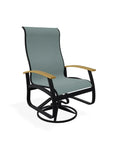 Belle Isle Sling Supreme Swivel Rocker MGP Arms - LOOMLAN - Telescope - Outdoor Accent Chairs