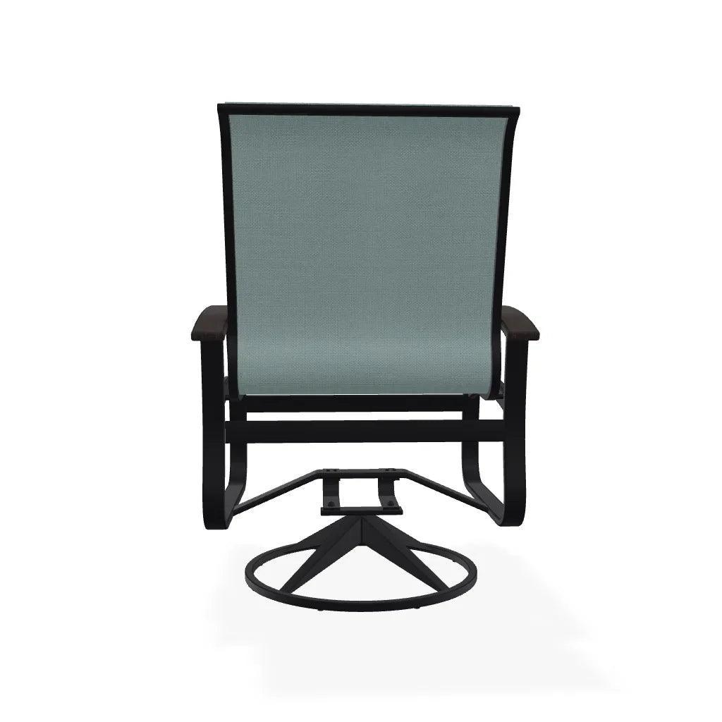 Belle Isle Sling Swivel Rocker with MGP Arms - LOOMLAN - Telescope - Outdoor Accent Chairs