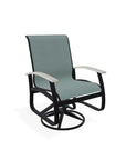 Belle Isle Sling Swivel Rocker with MGP Arms - LOOMLAN - Telescope - Outdoor Accent Chairs
