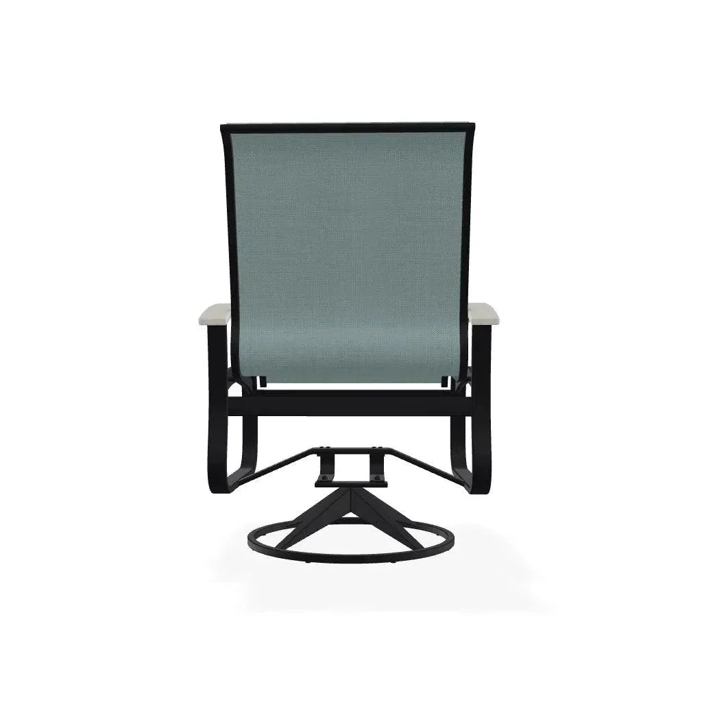 Belle Isle Sling Swivel Rocker with MGP Arms - LOOMLAN - Telescope - Outdoor Accent Chairs