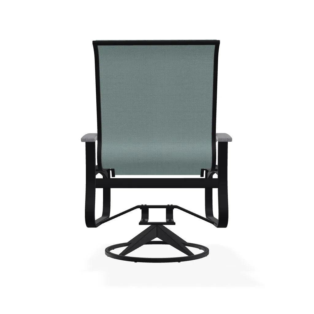 Belle Isle Sling Swivel Rocker with MGP Arms - LOOMLAN - Telescope - Outdoor Accent Chairs