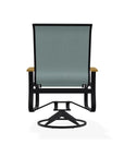 Belle Isle Sling Swivel Rocker with MGP Arms - LOOMLAN - Telescope - Outdoor Accent Chairs