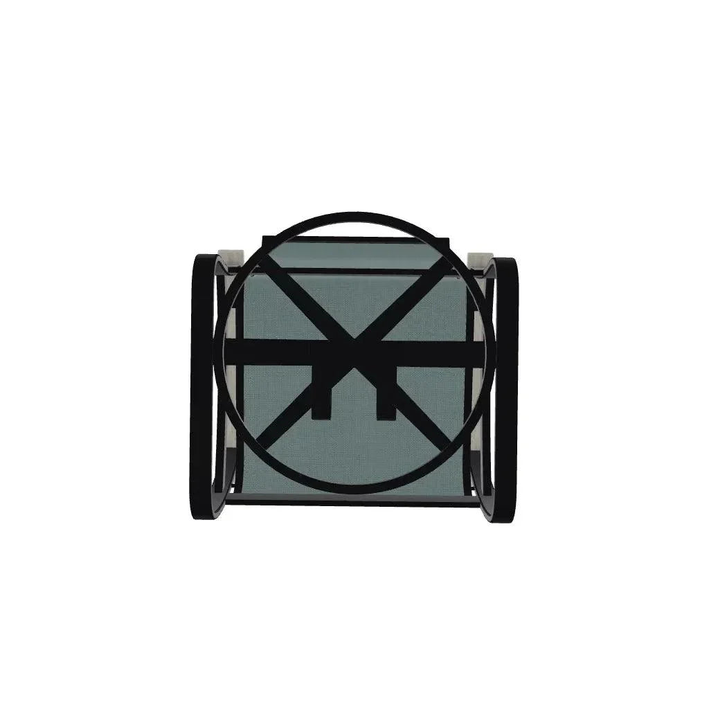 Belle Isle Sling Swivel Rocker with MGP Arms - LOOMLAN - Telescope - Outdoor Accent Chairs