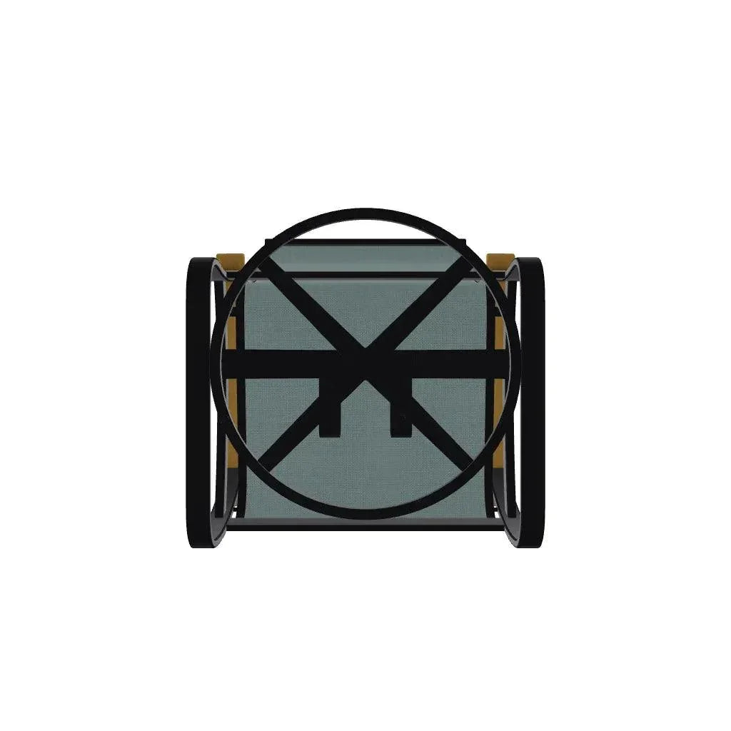 Belle Isle Sling Swivel Rocker with MGP Arms - LOOMLAN - Telescope - Outdoor Accent Chairs