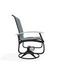 Belle Isle Sling Swivel Rocker with MGP Arms - LOOMLAN - Telescope - Outdoor Accent Chairs