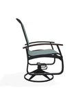 Belle Isle Sling Swivel Rocker with MGP Arms - LOOMLAN - Telescope - Outdoor Accent Chairs