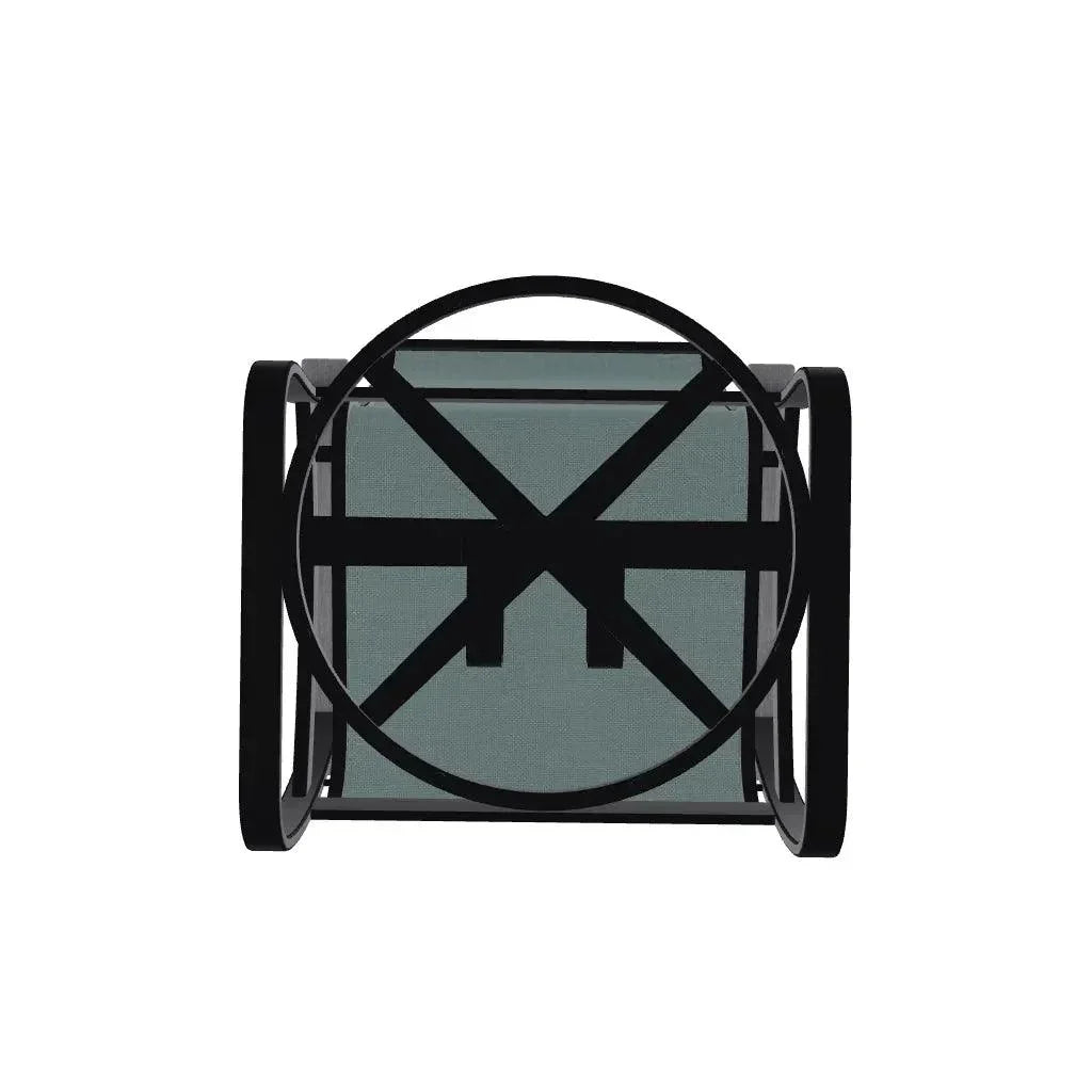 Belle Isle Sling Swivel Rocker with MGP Arms - LOOMLAN - Telescope - Outdoor Accent Chairs