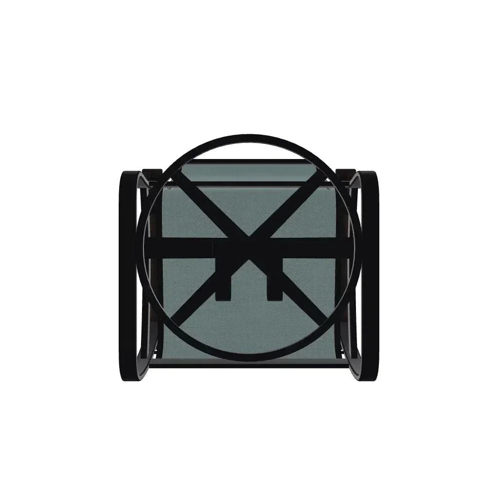 Belle Isle Sling Swivel Rocker with MGP Arms - LOOMLAN - Telescope - Outdoor Accent Chairs