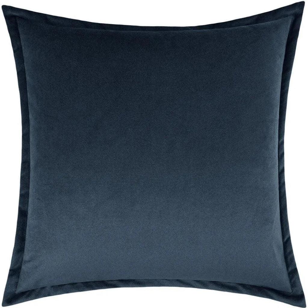 D.V. Kap Belvedere Flange Azure Blue Throw Pillow With Insert