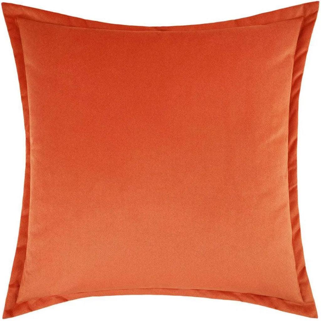 D.V. Kap Belvedere Flange Mango Red Throw Pillow With Insert