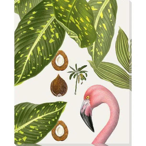 Love Tropical Canvas Art