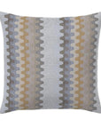 Biscotti Accordian Geo Outdoor Pillow - LOOMLAN - Earnest Collection - Outdoor Pillows