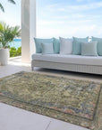 LOOMLAN Rugs Blazura Aloe Washable Indoor-Outdoor Rug