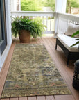LOOMLAN Rugs Blazura Aloe Washable Indoor-Outdoor Rug