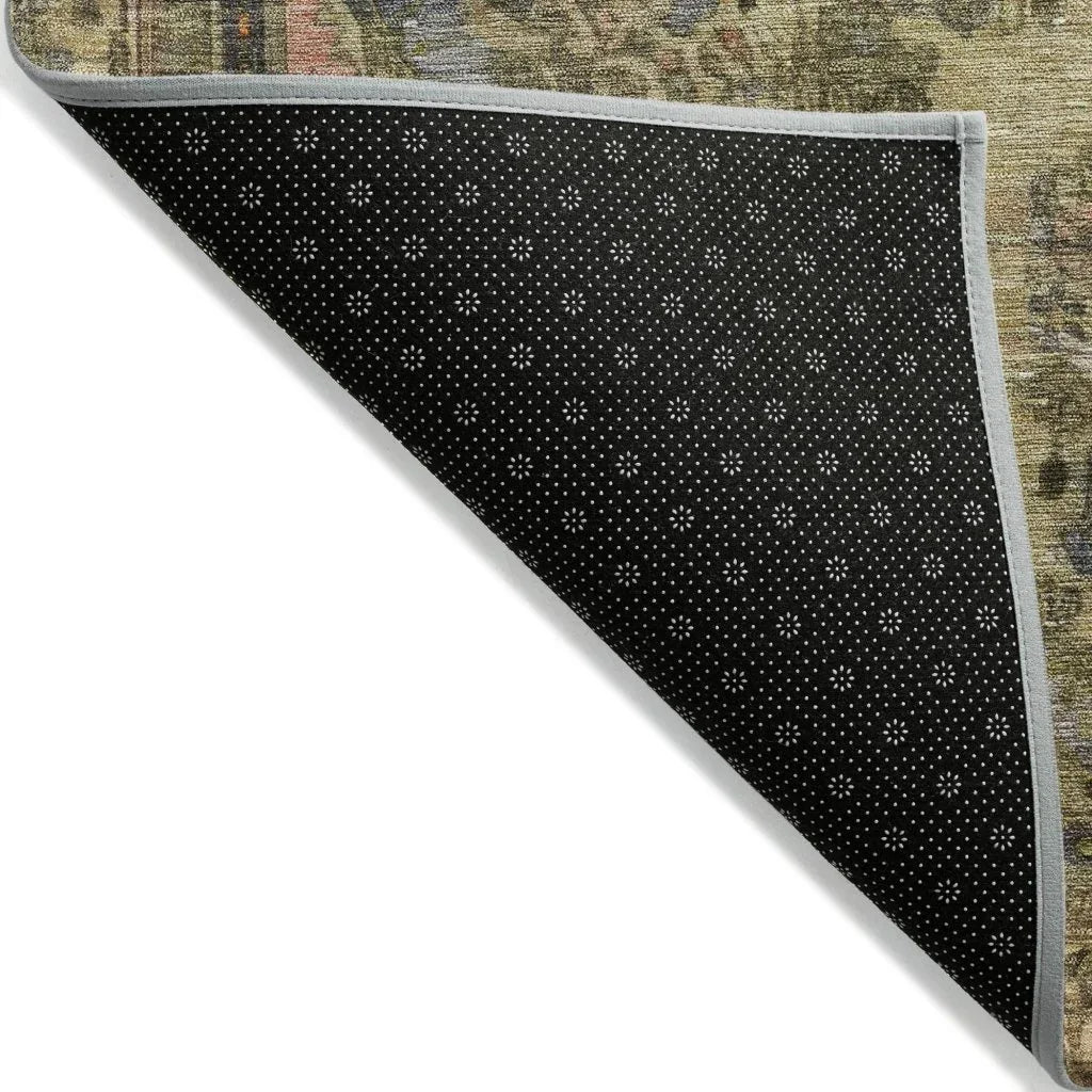 LOOMLAN Rugs Blazura Aloe Washable Indoor-Outdoor Rug