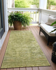 LOOMLAN Rugs Blazura Green Washable Indoor-Outdoor Rug
