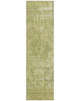 LOOMLAN Rugs Blazura Green Washable Indoor-Outdoor Rug