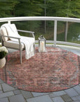 LOOMLAN Rugs Blazura Pink Washable Indoor-Outdoor Rug