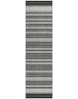 LOOMLAN Rugs Blazyn Black Washable Indoor-Outdoor Rug