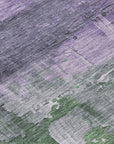 LOOMLAN Rugs Bloometra Purple Washable Indoor-Outdoor Rug