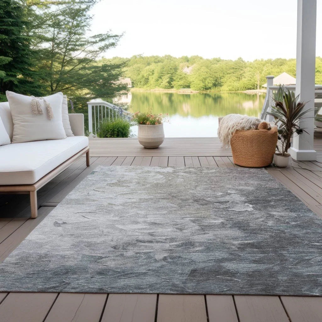 LOOMLAN Rugs Braearis Brown Washable Indoor-Outdoor Rug