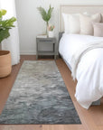 LOOMLAN Rugs Braearis Brown Washable Indoor-Outdoor Rug