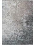 LOOMLAN Rugs Braearis Brown Washable Indoor-Outdoor Rug
