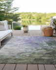 LOOMLAN Rugs Braearis Lavender Washable Indoor-Outdoor Rug