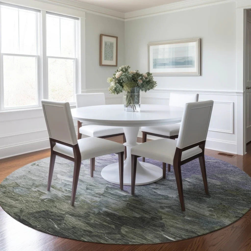 LOOMLAN Rugs Braearis Lavender Washable Indoor-Outdoor Rug