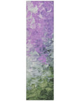 LOOMLAN Rugs Braearis Purple Washable Indoor-Outdoor Rug