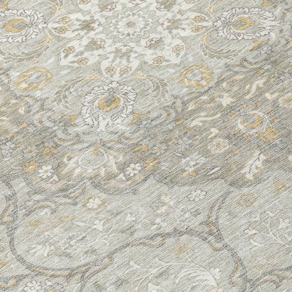 LOOMLAN Rugs Braeor Brown Washable Indoor-Outdoor Rug