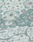 LOOMLAN Rugs Braeor Teal Washable Indoor-Outdoor Rug