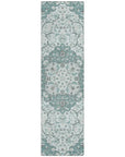 LOOMLAN Rugs Braeor Teal Washable Indoor-Outdoor Rug