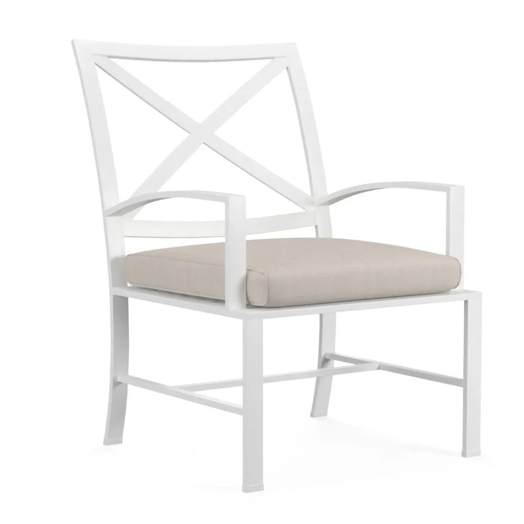 Bristol Sunbrella Outdoor Dining Chair 2PC - LOOMLAN - Sunset West - Outdoor Dining Chairs