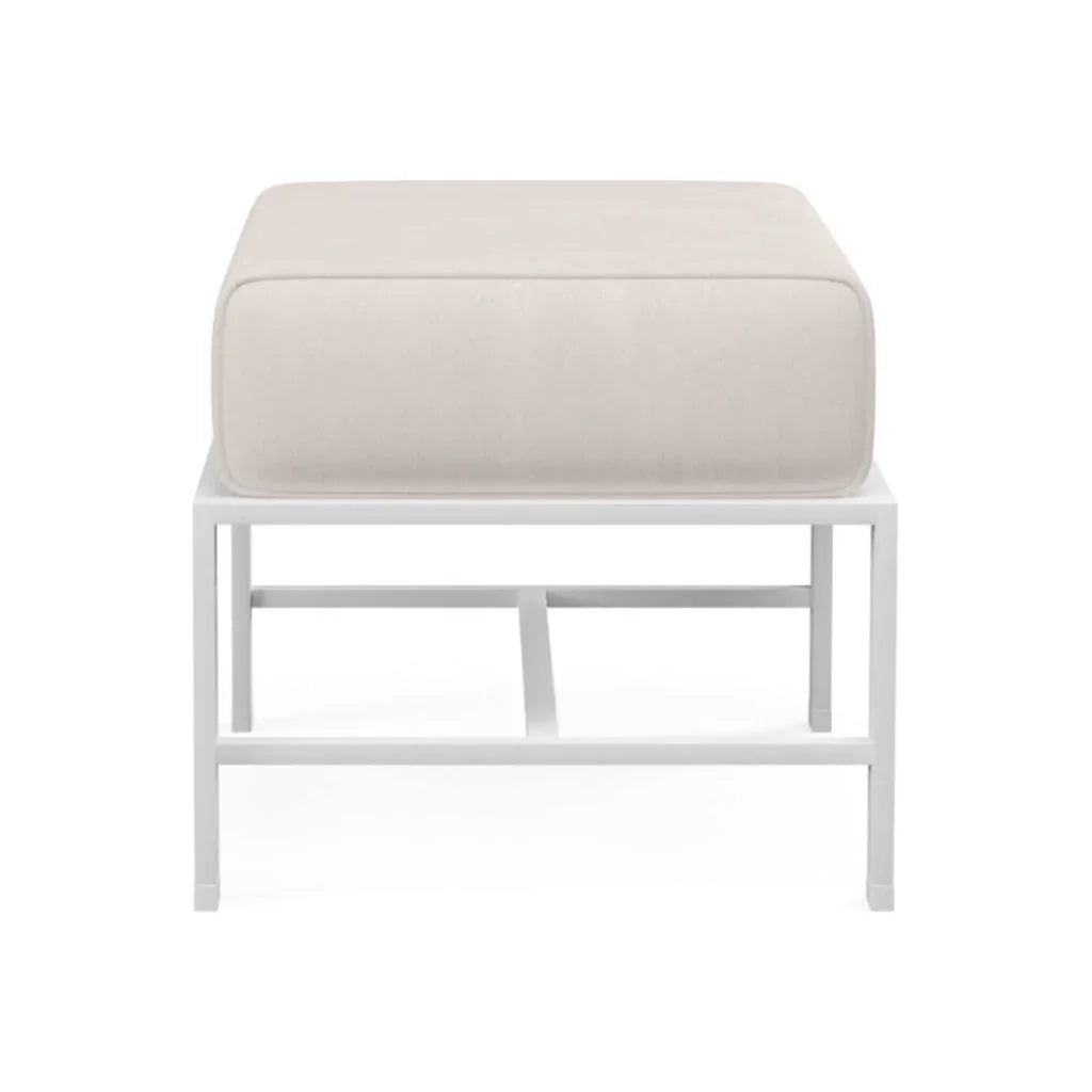 Bristol Sunbrella Outdoor Ottoman - LOOMLAN - Sunset West - Outdoor Ottomans