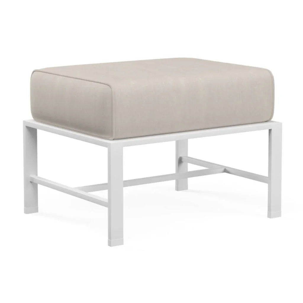 Bristol Sunbrella Outdoor Ottoman - LOOMLAN - Sunset West - Outdoor Ottomans