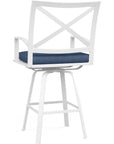 Bristol Sunbrella Swivel Outdoor Barstool - LOOMLAN - Sunset West - Outdoor Bar Stools