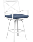 Bristol Sunbrella Swivel Outdoor Barstool - LOOMLAN - Sunset West - Outdoor Bar Stools