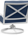 Bristol Sunbrella Swivel Outdoor Club Chair - LOOMLAN - Sunset West - Outdoor Accent Chairs