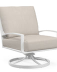 Bristol Sunbrella Swivel Outdoor Club Chair - LOOMLAN - Sunset West - Outdoor Accent Chairs