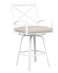 Bristol Swivel Outdoor Counter Stool - LOOMLAN - Sunset West - Outdoor Counter Stools