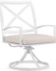 Bristol Swivel Outdoor Dining Chair 2PC - LOOMLAN - Sunset West - Outdoor Dining Chairs