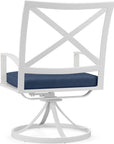 Bristol Swivel Outdoor Dining Chair 2PC - LOOMLAN - Sunset West - Outdoor Dining Chairs